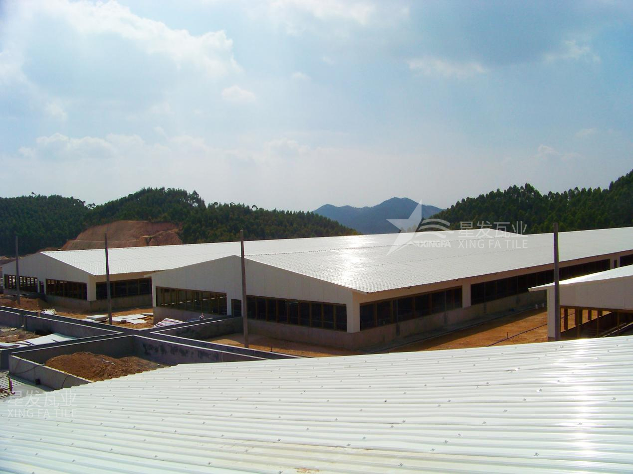 南寧合成樹脂瓦施工安裝用什么材料搭建架子，南寧鋼結構搭建樹脂瓦