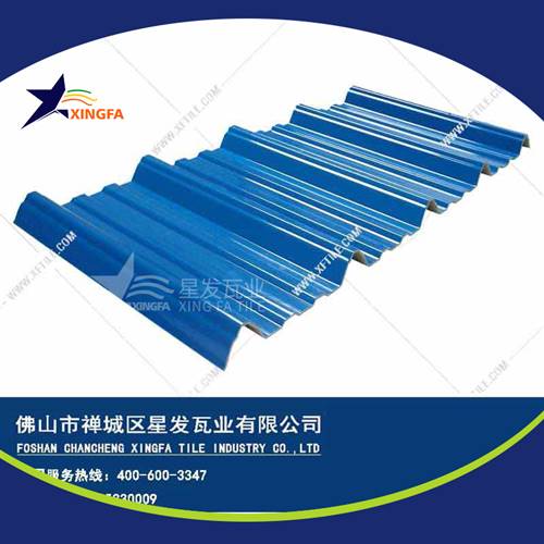 厚度3.0mm藍色900型PVC塑膠瓦 南寧工程鋼結構廠房防腐隔熱塑料瓦 pvc多層防腐瓦生產網上銷售